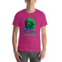 Da Vinci  Power Comes From Understanding  skull art Short-Sleeve Unisex T-Shirt by Neoclassical Pop Art