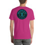 Da Vinci  Power Comes From Understanding  skull art Short-Sleeve Unisex T-Shirt by Neoclassical Pop Art