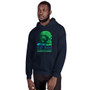 Da Vinci Power Comes From Understanding skull art Unisex Hoodie by neoclassical pop art online fashion designer brand