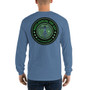 On Sale Da Vinci Green Skull Trust Love Men’s Long Sleeve by Neoclassical Pop Art 