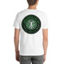 Da Vinci Green Skull Trust Short-Sleeve Unisex T-Shirt by Leonardo da Vinci