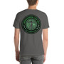 Da Vinci Green Skull Trust Short-Sleeve Unisex T-Shirt by Leonardo da Vinci