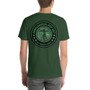 Da Vinci Green Skull Trust Short-Sleeve Unisex T-Shirt by Leonardo da Vinci