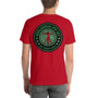 Da Vinci Green Skull Trust Short-Sleeve Unisex T-Shirt by Leonardo da Vinci