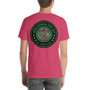 Da Vinci Green Skull Trust Short-Sleeve Unisex T-Shirt by Leonardo da Vinci