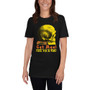 Da Vinci Get Real Yellow orange Skull Short-Sleeve Unisex T-Shirt  by Neoclassical pop art online pop art fashion brand