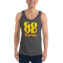 On sale Spiritual Good Karma Unisex Tank Top by Neoclassical pop art online fashion brand 