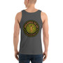 On sale Spiritual Good Karma Unisex Tank Top by Neoclassical pop art online fashion brand 