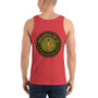 On sale Spiritual Good Karma Unisex Tank Top by Neoclassical pop art online fashion brand 