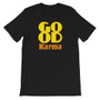Fashion style Yellow Good Karma Short-Sleeve Unisex T-Shirt by neoclassical pop art fashion designer online brand