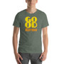 Fashion style Yellow Good Karma green Short-Sleeve Unisex T-Shirt by neoclassical pop art fashion designer online brand