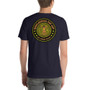 Fashion style Yellow Good Karma Short-Sleeve Unisex T-Shirt by neoclassical pop art fashion designer online brand
