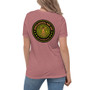 On sale Spiritual Good Karma Women's Relaxed T-Shirt by neoclassical pop art online fashion brand 