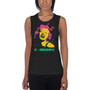 On sale Marilyn Monroe pink green yellow sexy J'adore Ladies’ Muscle Tank by neoclassical pop art online fashion designer brand 
