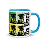 Andy Warhol ft. Leonardo da Vinci unique pastel colors pop art mugs by Neoclassical Pop Art