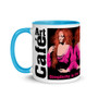 Coolest Leonardo da Vinci Novelty neoclassical pop art pink Orange Coffee Mugs for sale online by Neoclassical Pop Art 