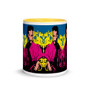 pink, yellow, blue el greco Apostle St. James the Greater pop art best ever mug by neoclassical pop art 