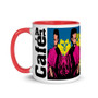  pink, yellow, blue el greco Apostle St. James the Greater pop art mug by neoclassical pop art  online store 