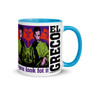 green, red, purple pink el greco Apostle St. James the Greater pop art artistic mug by neoclassical pop art