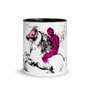 On sale pink leonardo da vinci royal horse special mug by Neoclassical pop art 