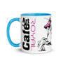 Pink leonardo da vinci royal horse collectors mug by Neoclassical pop art