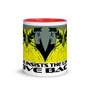 Alternate view of Botticelli Dante Self Portrait Mug with Color Inside.