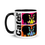 Botticelli Neoclassical pop art yellow blue designer cool coffee mugs and cups for sale online