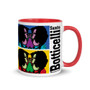Botticelli Neoclassical pop art yellow blue designer artist mugs and cups for sale online