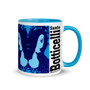 Alternate view of Botticelli Athena Blues Mug.