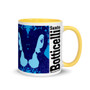 Alternate view of Botticelli Athena Blues Mug.