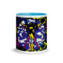 on sale purple, yellow, pink, blue  artistic Da Vinci Pop Art Vitruvian Man Mug by Neoclassical Pop Art 