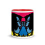 The Sandro botticelli yellow blue mug byNeoclassical Pop Art