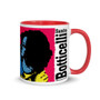 collectible Botticelli  yellow blue pink artist coffee mugs and cups for sale online by Neoclassical pop art