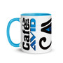  on sale leonardo da vinci coffee blue eye of ra mug  online by Neoclassical Pop Art
