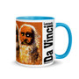 Da Vinci | Self Portrait in Orange Mug with Color Inside