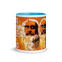 Da Vinci | Self Portrait in Orange Mug with Color Inside