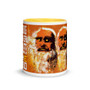 Da Vinci | Self Portrait in Orange Mug with Color Inside