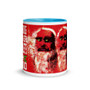 for sale online Leonardo da Vinci self portrait red self portrait  mug by Neoclassical Pop Art