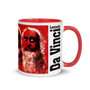  Leonardo da Vinci self portrait red self portrait  art mug by Neoclassical Pop Art