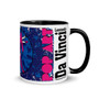 Alternate view of Da Vinci Pink Vitruvian Mug.