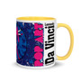 Alternate view of Da Vinci Pink Vitruvian Mug.