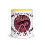 Best Leonardo da Vinci pink neoclassical pop art Coffee Cups & Mugs by Neoclassical Pop Art