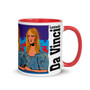 buy  a collectible pink Mona lisa pop art portrait mug by  Neoclassical Pop Art