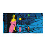the Marilyn Monroe Desire Love Pink Blue Yellow Green Yellow pop art beach Towel