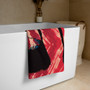cool Marilyn Monroe Red Blue Luxury Towel by Neoclassical pop art