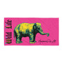 Rembrandt My First Elephant Pink Yellow animal Towels