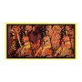 chic Eduard Manet brown yellow woman figure sitting on rock collectible art print towel