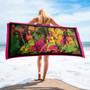 Eduard Manet multi-color batik chic female figure art towel for sale online by Neoclassical Pop Art online store