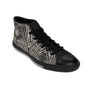 Da Vinci Women's High-top designers Zebra Sneakers by Neoclassical Pop Art 