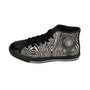 Da Vinci Women's High-top designers Zebra Sneakers by Neoclassical Pop Art 